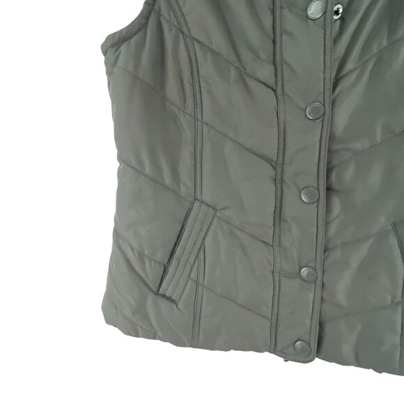 Sonoma Life + Style Women's Quilted Puffer Vest PS Black Outdoor Gorpcore - Picture 7 of 8